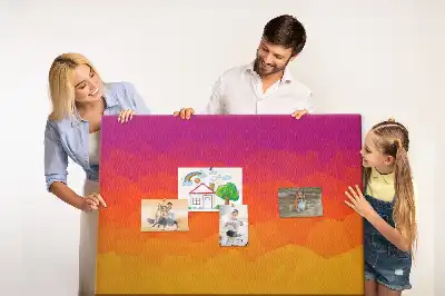 Korková nástenka Východ slnka