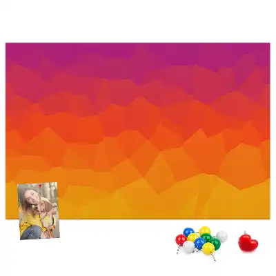 Korková nástenka Východ slnka