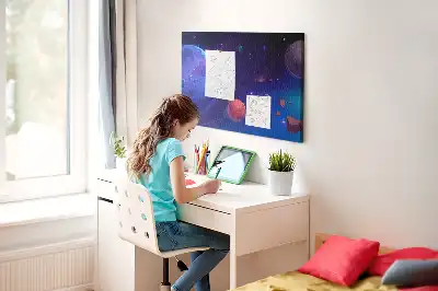 Korková nástenka Planéty a galaxia
