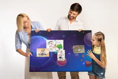 Korková nástenka Planéty a galaxia
