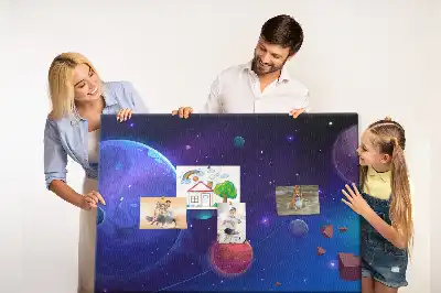 Korková nástenka Planéty a galaxia