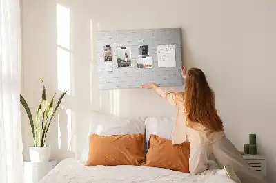 Drevená nástenka do detskej izby s motívom panelov