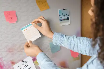 Korková nástenka Kvety na lúke