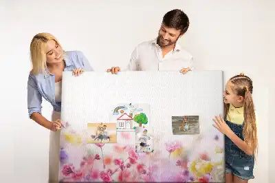 Korková nástenka Kvety na lúke