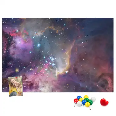 Detská nástenka Galaxia svet
