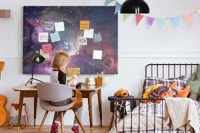 Detská nástenka Galaxia svet