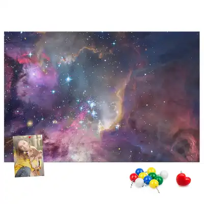 Detská nástenka Galaxia svet