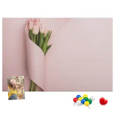 Korková nástenka Kytica kvetov