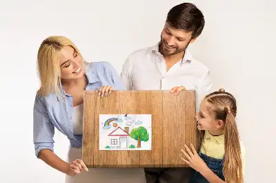 Nástenka do detskej izby s motívom doskovej štruktúry