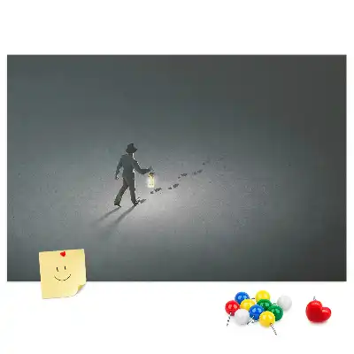 Korková nástenka Pútnik v tme