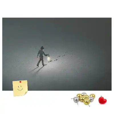 Korková nástenka Pútnik v tme