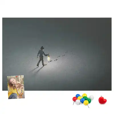 Korková nástenka Pútnik v tme