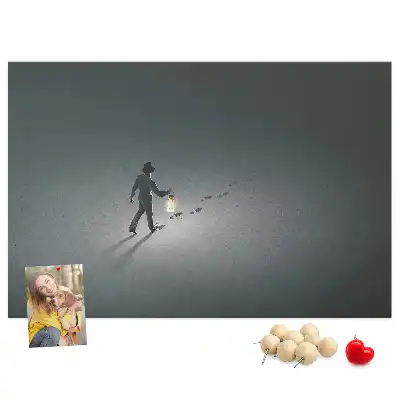 Korková nástenka Pútnik v tme