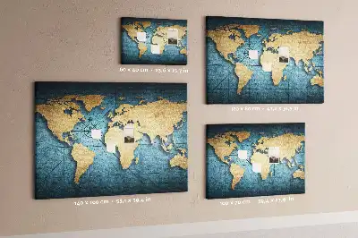 Nástenná mapa sveta Glóbus s 3D efektom hĺbky do detskej izby