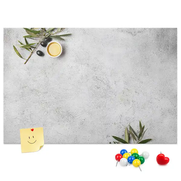 Nástenka do detskej izby Minimalistické olivy