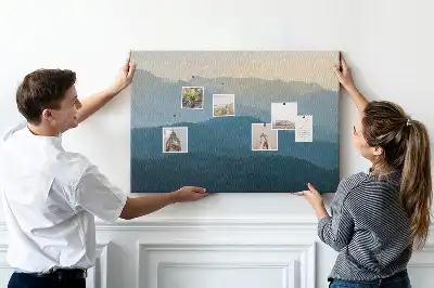 Nástenka do detskej izby Abstraktný výhľad horizont