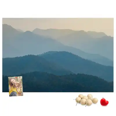 Nástenka do detskej izby Abstraktný výhľad horizont