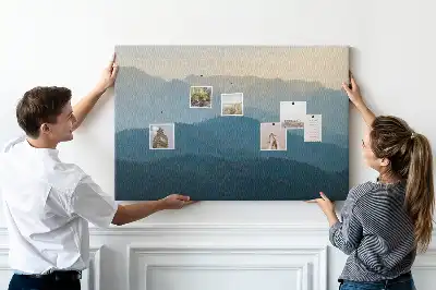 Nástenka do detskej izby Abstraktný výhľad horizont