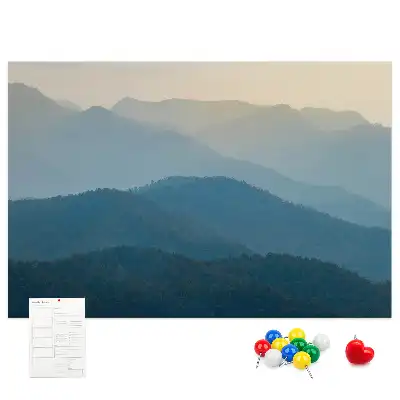 Nástenka do detskej izby Abstraktný výhľad horizont