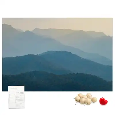 Nástenka do detskej izby Abstraktný výhľad horizont