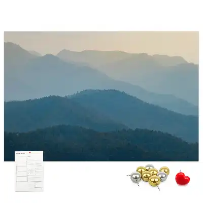 Nástenka do detskej izby Abstraktný výhľad horizont