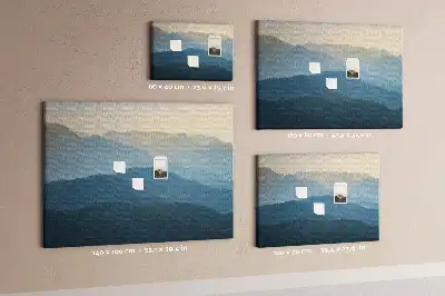 Nástenka do detskej izby Abstraktný výhľad horizont