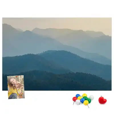 Nástenka do detskej izby Abstraktný výhľad horizont