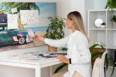 Korková nástenka Prázdninová pláž