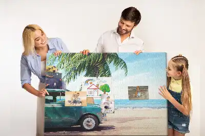 Korková nástenka Prázdninová pláž