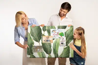 Nástenka do detskej izby s motívom palmových listov