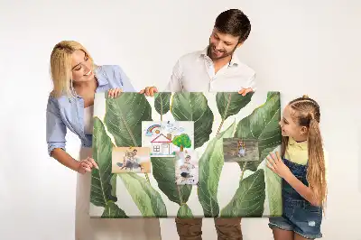 Nástenka do detskej izby s motívom palmových listov