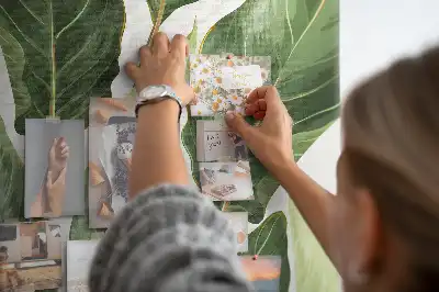 Nástenka do detskej izby s motívom palmových listov