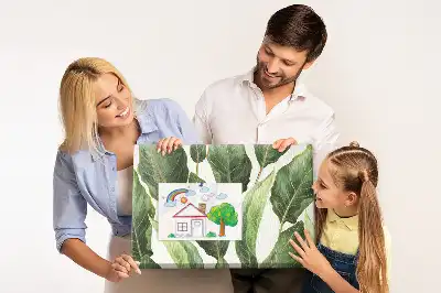 Nástenka do detskej izby s motívom palmových listov