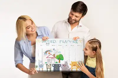 Detská nástenka s týždenným plánovačom