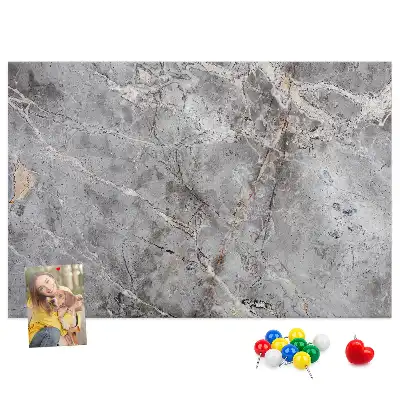 Korková nástenka s dekorom žilkovaného kameňa