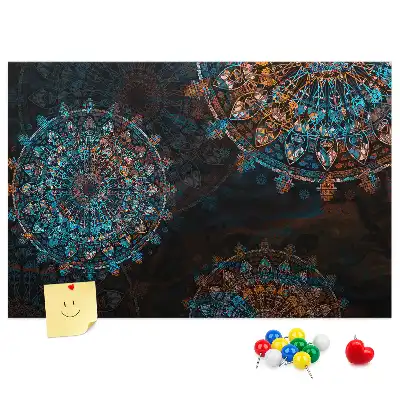 Korková nástenka Vzor mandala