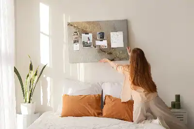 Korková nástenka Kameň so zlatým žilkovaním