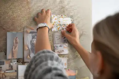 Korková nástenka Kameň so zlatým žilkovaním