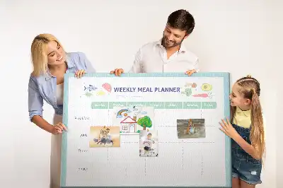 Nástenka do detskej izby s motívom kuchyne a organizérom na menu