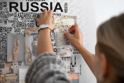 Nástenka do detskej izby Kontinenty z písmen