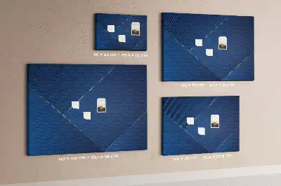 Dekoratívna nástenka do detskej izby s abstraktným motívom