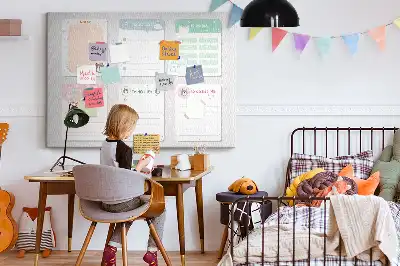 Korková nástenka Farebné poznámky