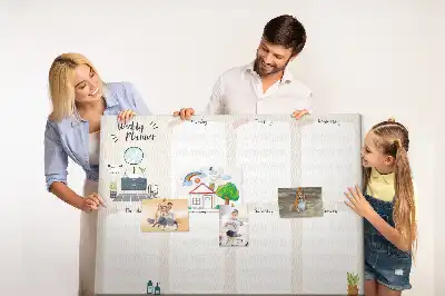 Týždenný nástenný kalendár na nástenku do detskej izby