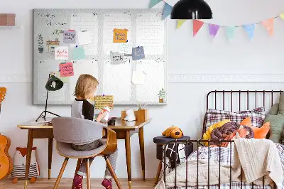 Nástenná detská nástenka Útulný týždenný plánovač