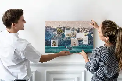 Nástenná nástenka do detskej izby v tvare veľryby vo vode