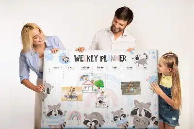 Nástenná tabuľa do detskej izby Rozpis povinností