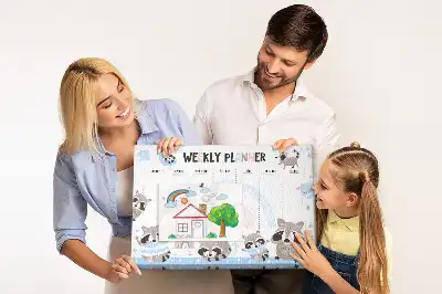 Nástenná tabuľa do detskej izby Rozpis povinností