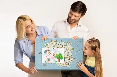 Korková nástenka s mapou zvierat Poľska