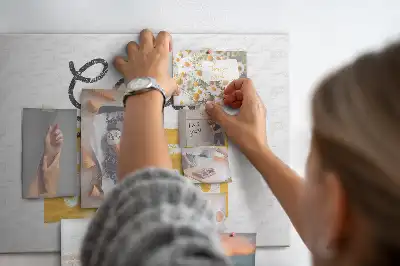 Korková nástenka s inšpiratívnym citátom