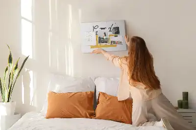 Korková nástenka s inšpiratívnym citátom